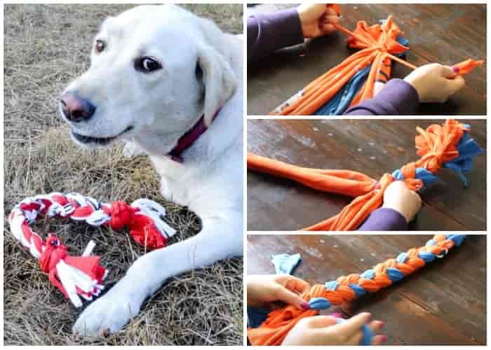 Turn Old Clothes into Tug Toys